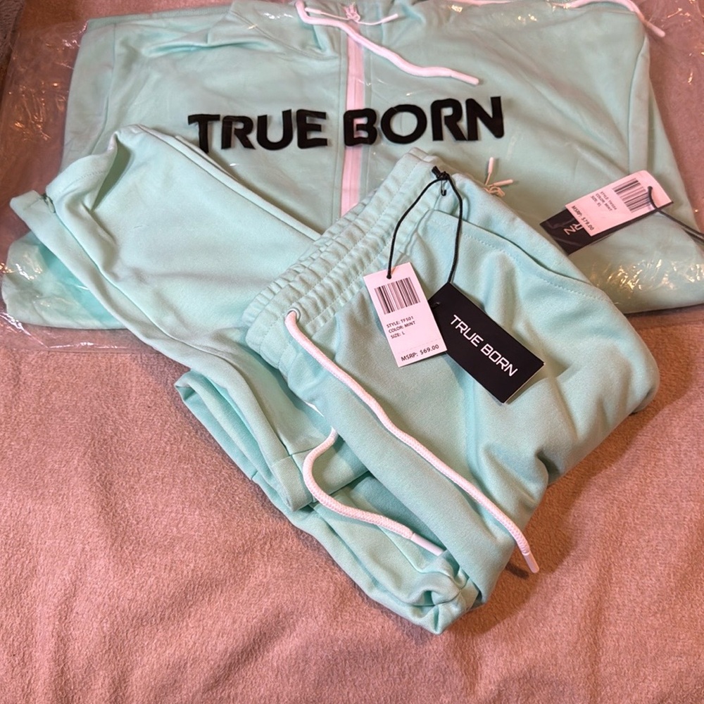 Men’s Mint Green True Born Joggers